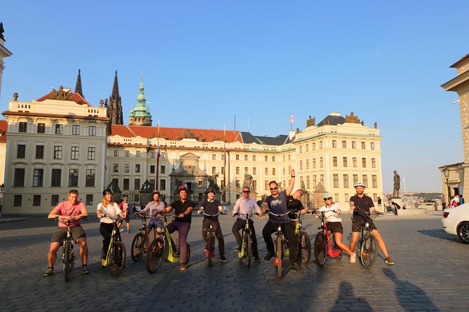 Prague: electric scooter & E-bike guided tour - Traffic, cobblestones, and the right rider