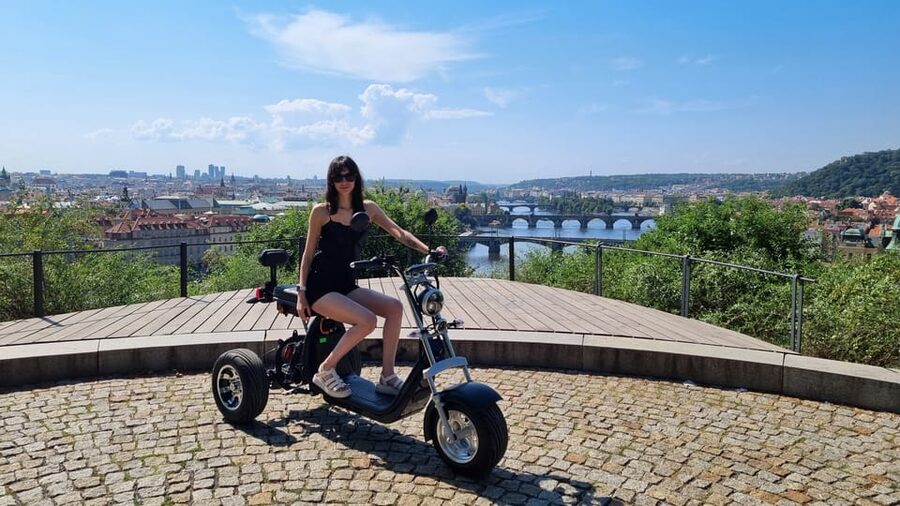 Prague: Electric Trike Viewpoints Tour - Starting beside the Embassy of Japan