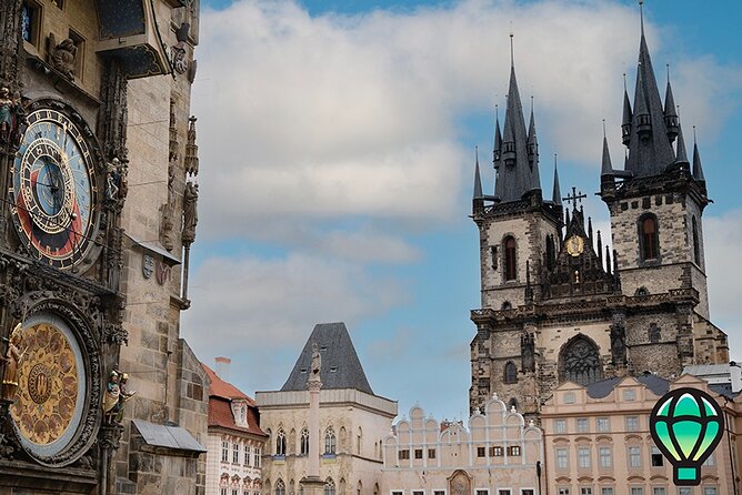 Prague Essential Tour Old Town and Jewish Quarter - Old Town Square, Týn Church, and the city’s famous clock