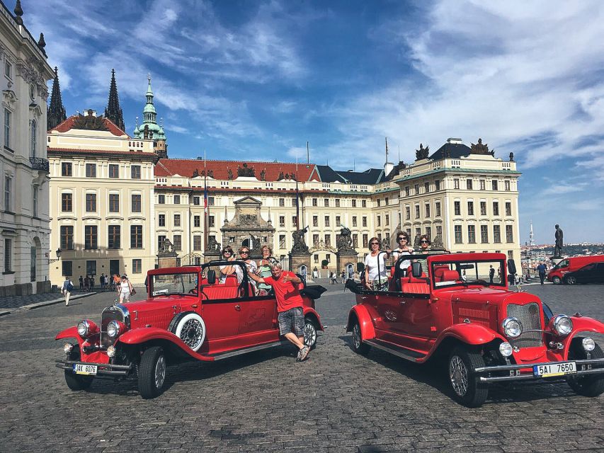 Prague: Fairytale Karlstejn Castle in Retro-Style Car - Is $665 a fair price for the private group?