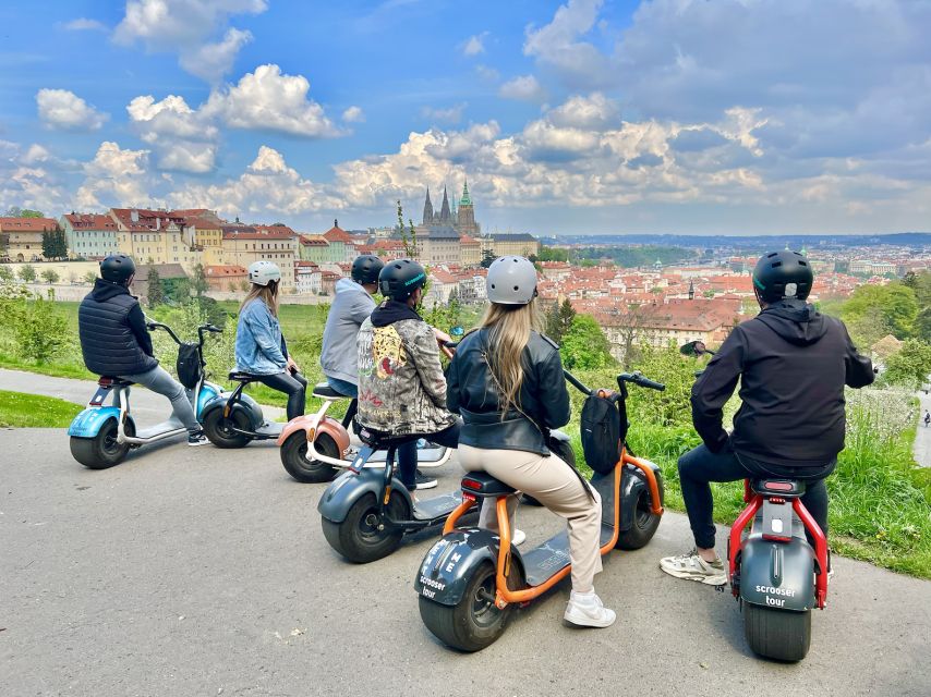 Prague: Fat Tire E-Scooter Guided Tour - Across the river through Josefov and Old Town