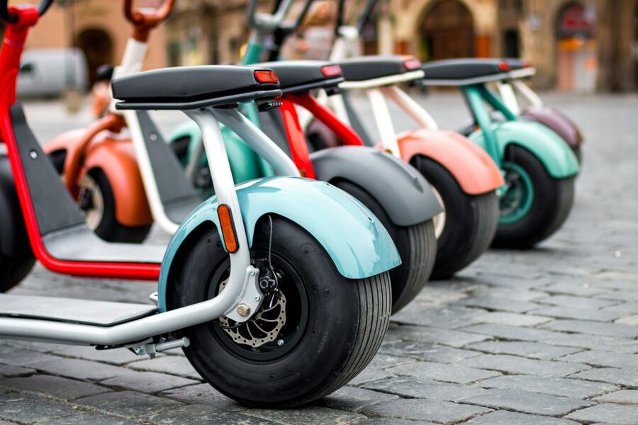 Prague: Fat Tire E-Scooter Guided Tour - Prague Castle without the usual uphill march