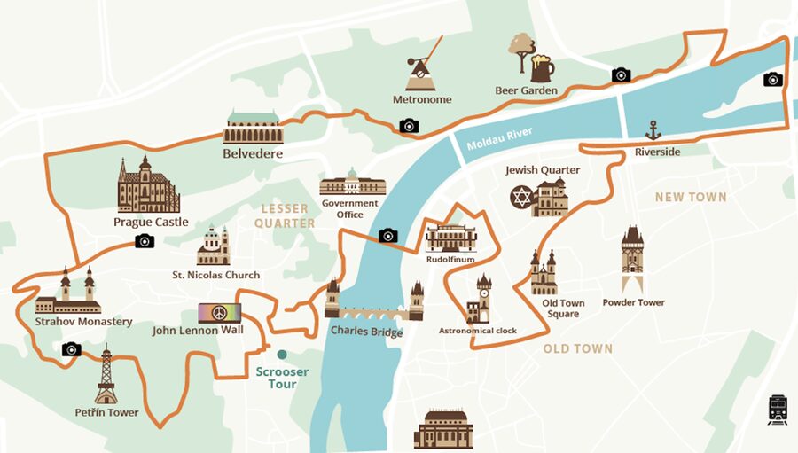 Prague: Fat Tire E-Scooter Guided Tour - What the $81 price gives you