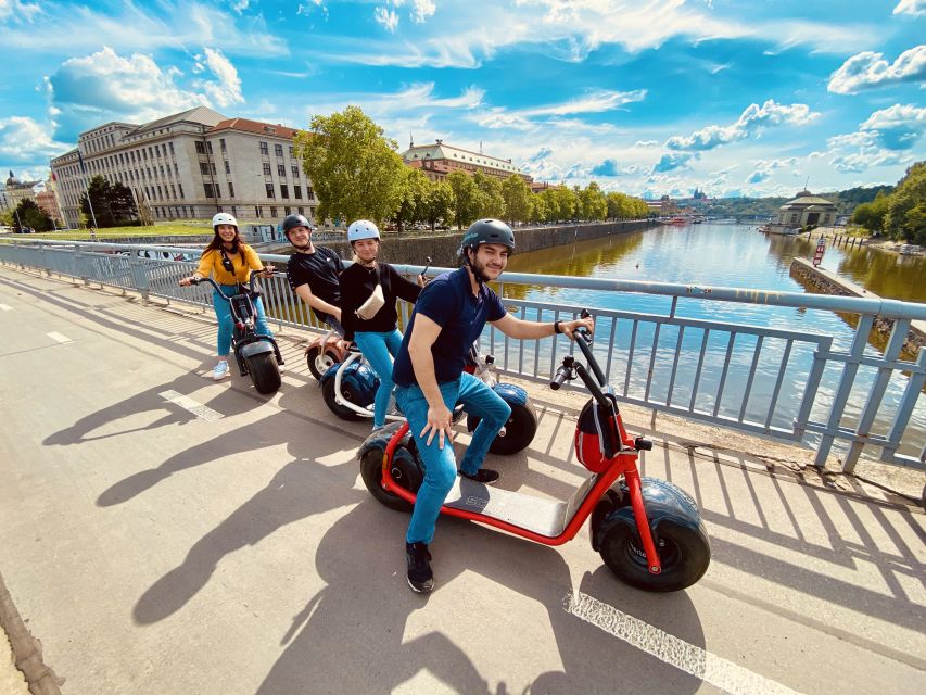 Prague: Fat Tire E-Scooter Guided Tour - Charles Bridge, Kampa, and the riverside start
