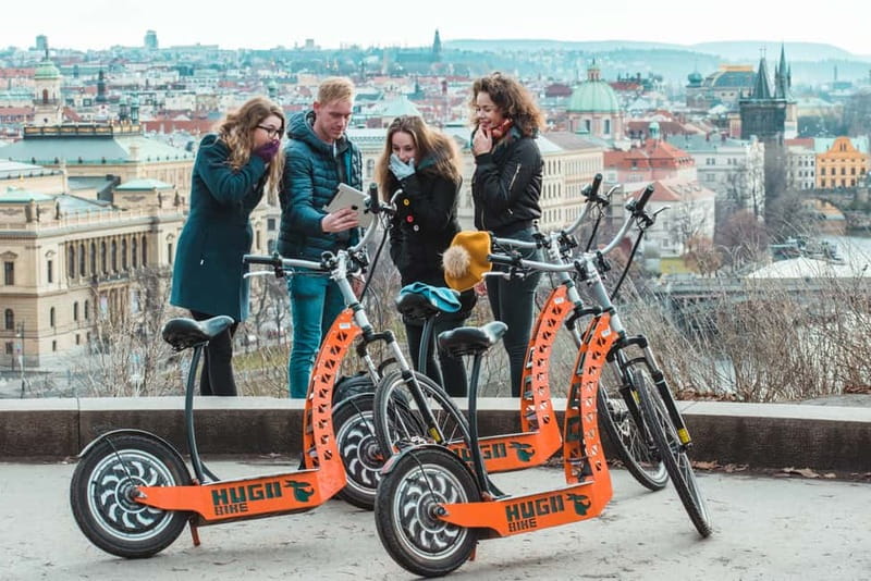 Prague: Fat Tire or Regular Scooter Tour with A Local Guide - Why a seated scooter works well in Prague