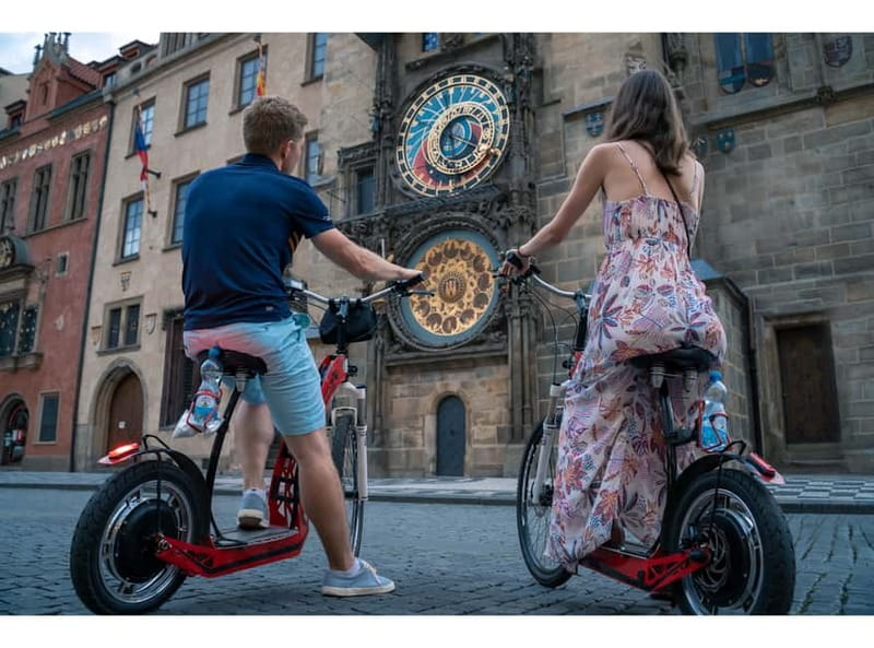 Prague: Fat Tire or Regular Scooter Tour with A Local Guide - Strahov Monastery and Petrin Hill views