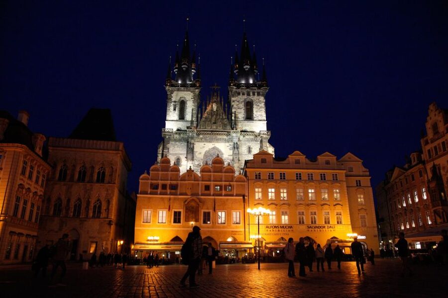 Prague: Ghosts and Legends of the Old Town Evening Tour - Saint Castulus Church and the quiet side of Old Town