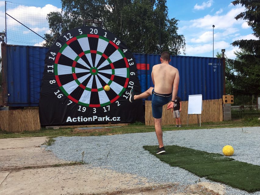 Prague : Giant Foot Darts and Giant Beer Pong Game - Weather, clothing, and physical effort
