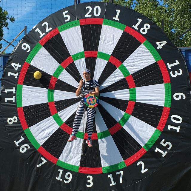 Prague: Giant Football Darts Game with Round of Beers & BBQ - What happens if the weather turns bad