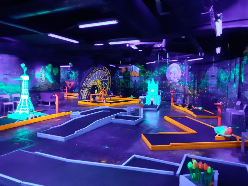 Prague: Glow Golf Mini Golf Game by UV Light - Key points to know before you go
