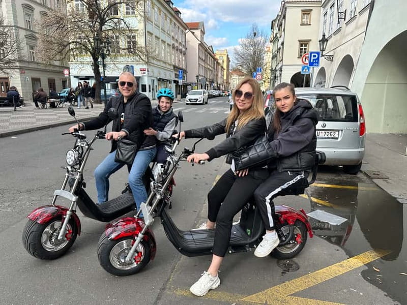 Prague: Guided Fat Tire e-Scooter Tour - Views from Prague’s beloved park
