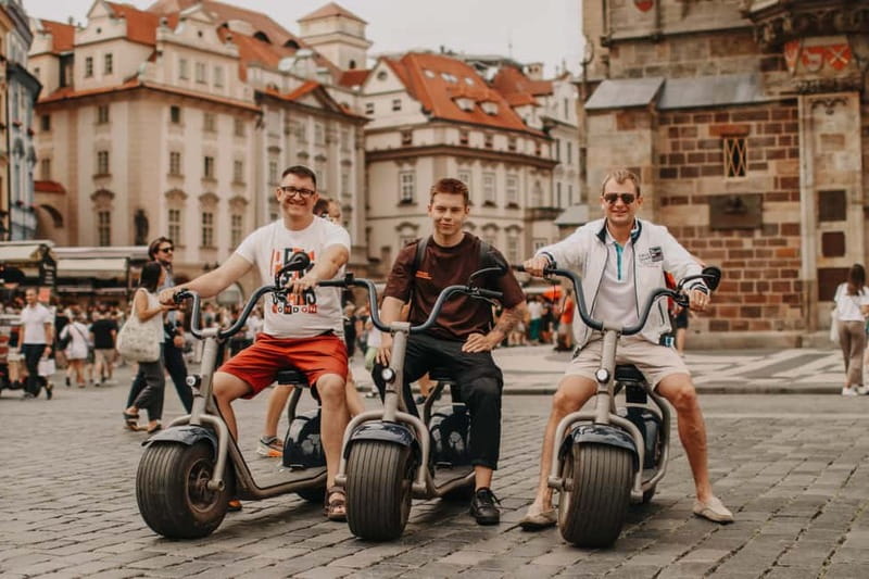 Prague: Guided Fat Tire e-Scooter Tour - Starting near Old Town Square