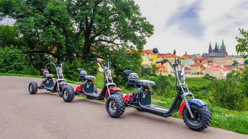 Prague: Guided Sightseeing Tour by Electric Trike - Franz Kafka Museum and Rudolfinum