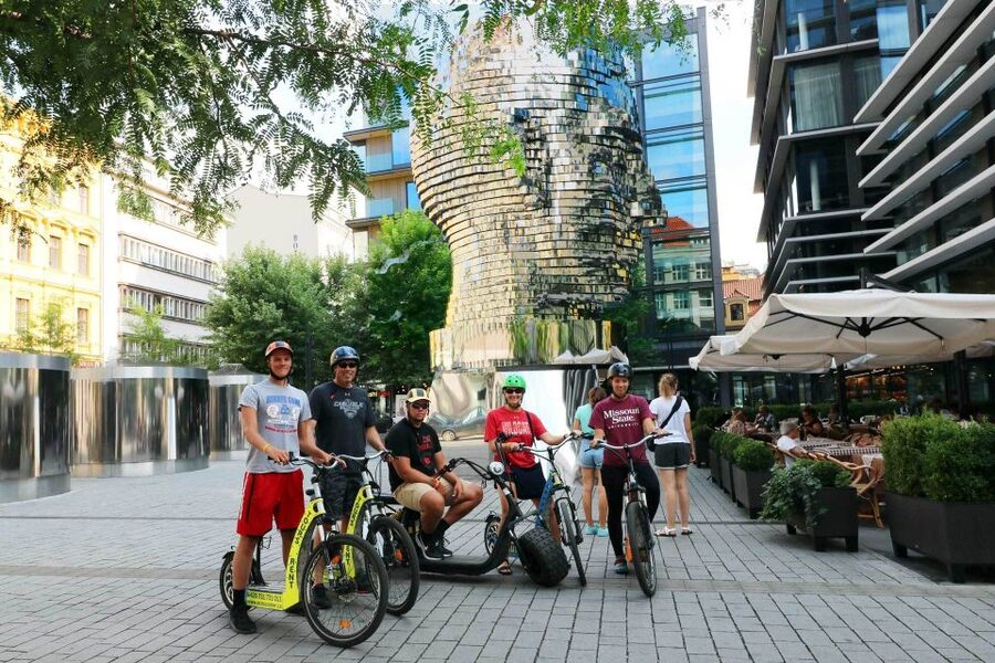 Prague: Half-Day Guided Tour by Segway and E-Scooter - The final route through Lesser Town, Jewish Quarter, and Old Town