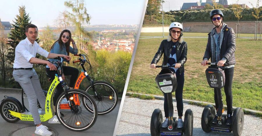 Prague: Half-Day Guided Tour by Segway and E-Scooter - Starting at Kampa and the John Lennon Wall
