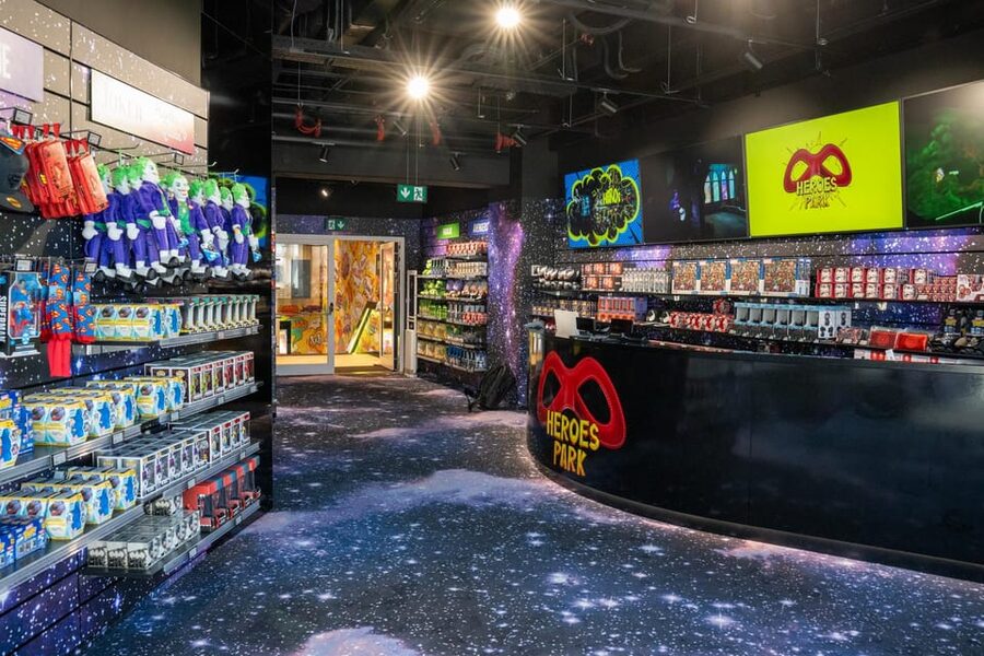 Prague: Heroes Park Superhero Store Entry Ticket - Accessibility and group size