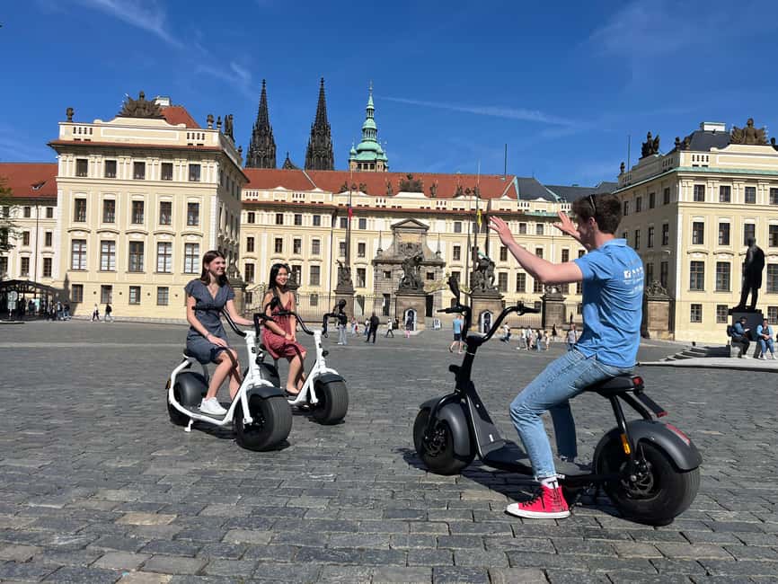 Prague Highlights: Segway & E-Scooter Tour with Taxi Pick-Up - Letná Park to Prague Castle by e-scooter or e-bike