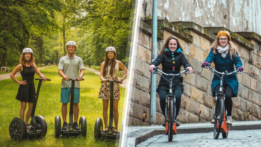 Prague Highlights: Segway & E-Scooter Tour with Taxi Pick-Up - Great Strahov Stadium and the Segway session