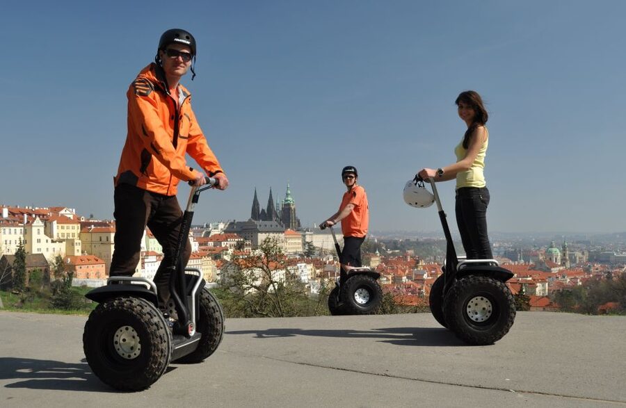 Prague Highlights: Segway & E-Scooter Tour with Taxi Pick-Up - Petrin Hill, the river, and Prague’s historic center