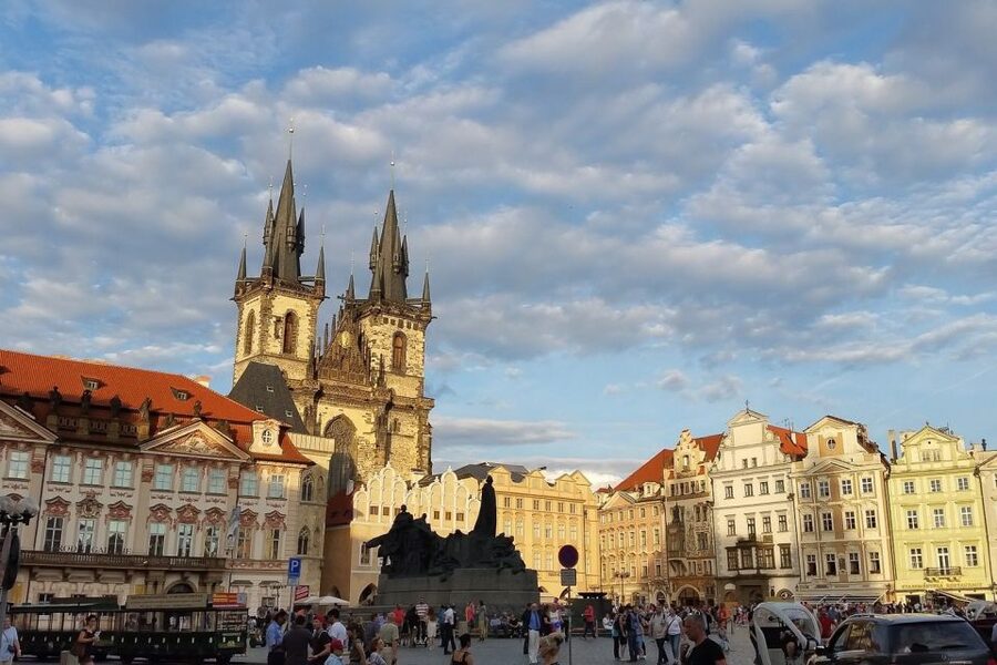 Prague: Historic City Center Bus Tour with Top Sights - New Town landmarks and the Vltava bridges