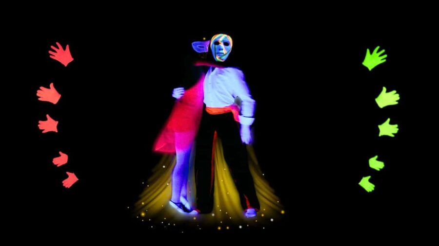 Prague: Images of Love Black Light Theatre Show - The music carries much of the emotion