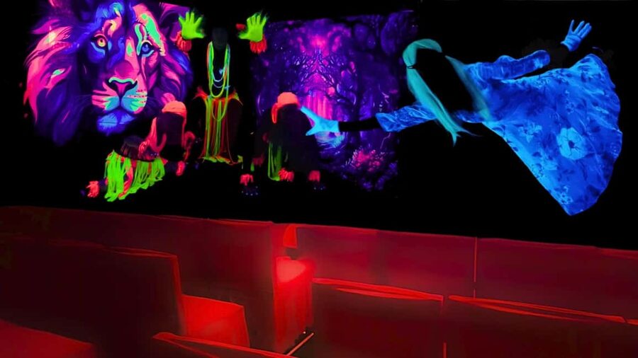 Prague: Images of Love Black Light Theatre Show - A small venue with a serious record