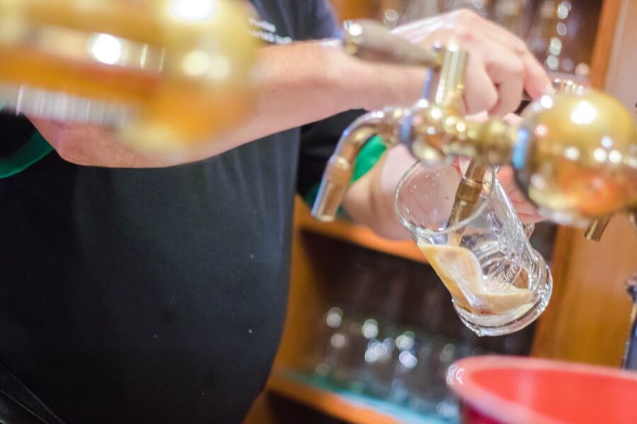 Prague: Legendary Beer Tour with Dinner - Karlova Street, Czech beer, and the first pub