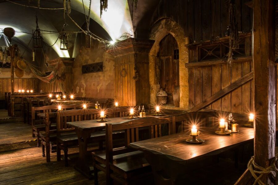 Prague: Medieval Dinner with Transfers - A medieval cellar below central Prague