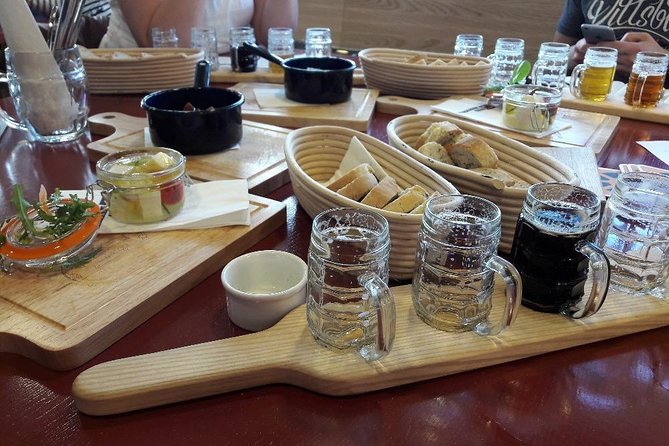 Prague Mini-Breweries Beer Tour with Czech Appetizers - Three microbreweries, three different moods