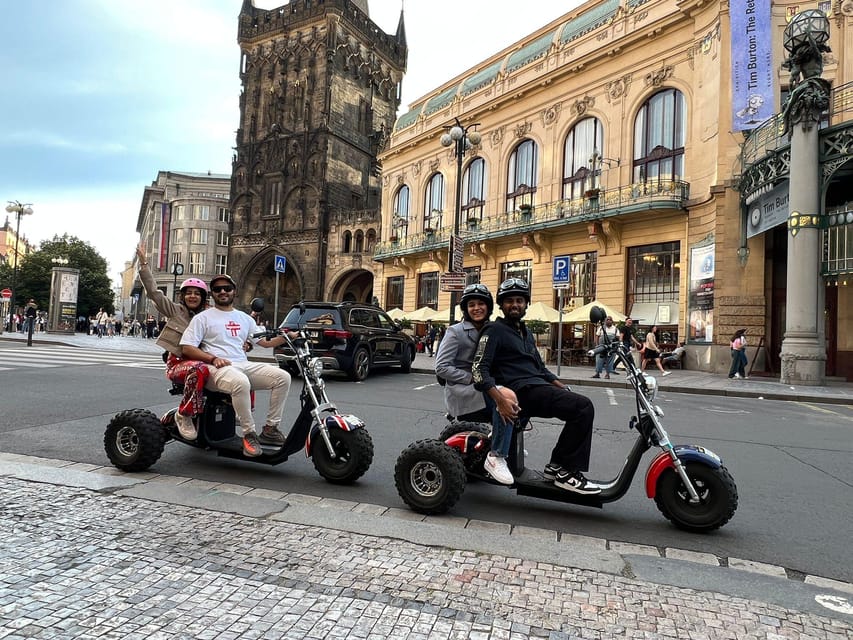 Prague Monastery & Panoramic Viewpoint Electric Trike Tour - Prague Castle, Petrin Hill, and the high views