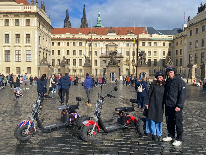 Prague Monastery & Panoramic Viewpoint Electric Trike Tour - The Strahov Monastery pause
