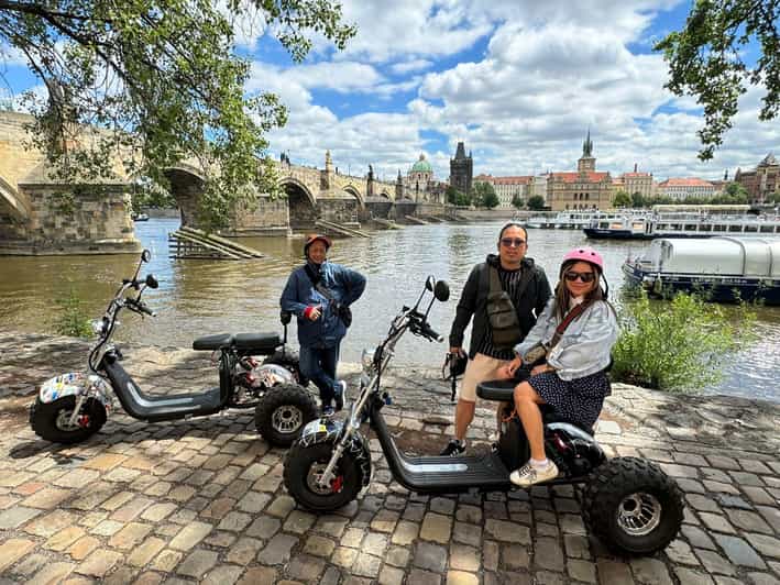 Prague Monastery & Panoramic Viewpoint Electric Trike Tour - Letna Park and the Giant Metronome
