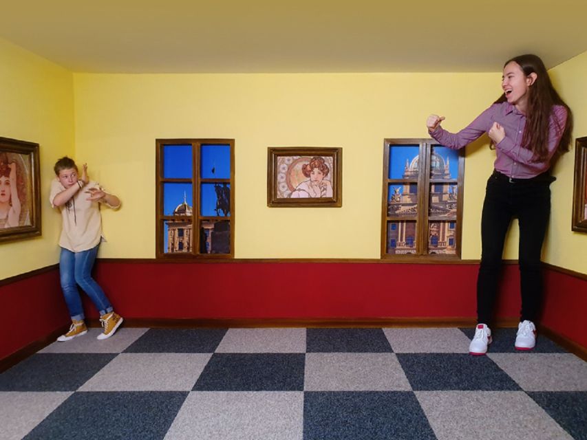 Prague: Museum of Fantastic Illusions Entry Ticket - Ending Near Myšák Café and Patisserie