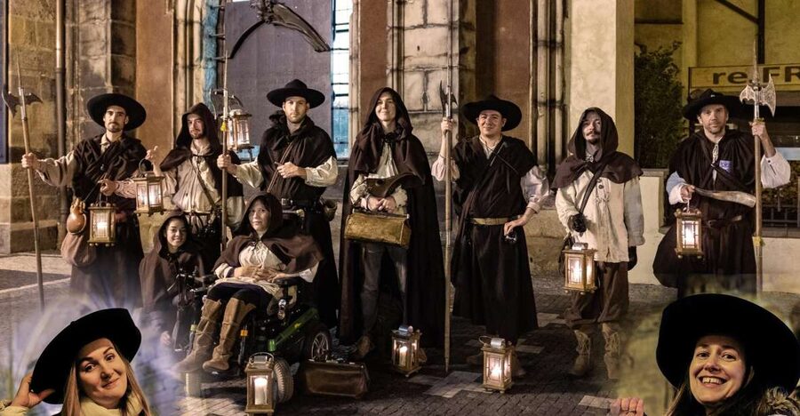 Prague: Nightwatchman of Prague Walking Tour - Ovocný trh and the Estates Theatre