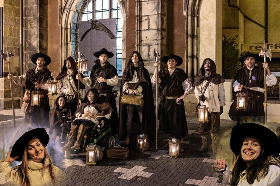 Prague: Nightwatchman of Prague Walking Tour - The Powder Tower and the old city gate