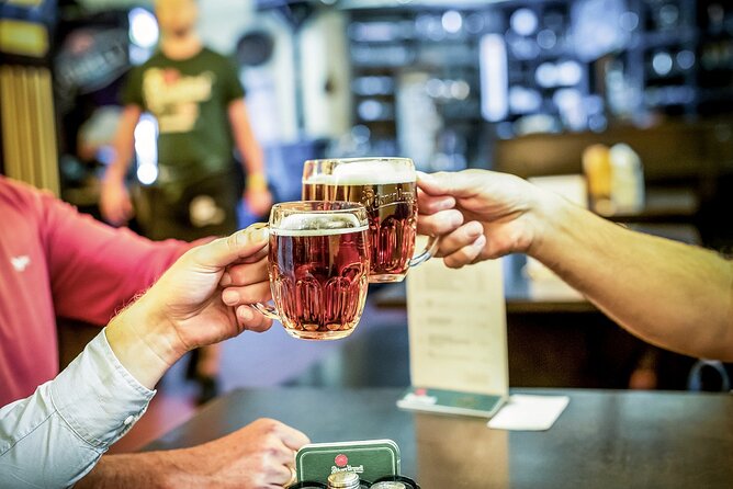 Prague Old Town And Beer Walking Tour Including Dinner - Charles Bridge after the daytime rush
