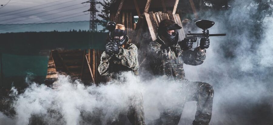 Prague: Paintballing Games - A welcome drink and a useful cooldown