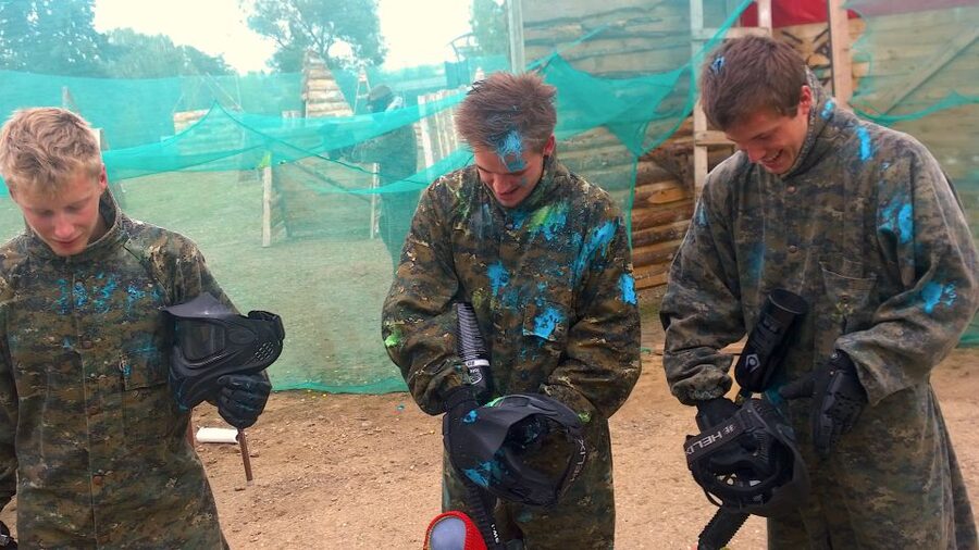Prague: Paintballing Games - The 30-minute ride from Prague