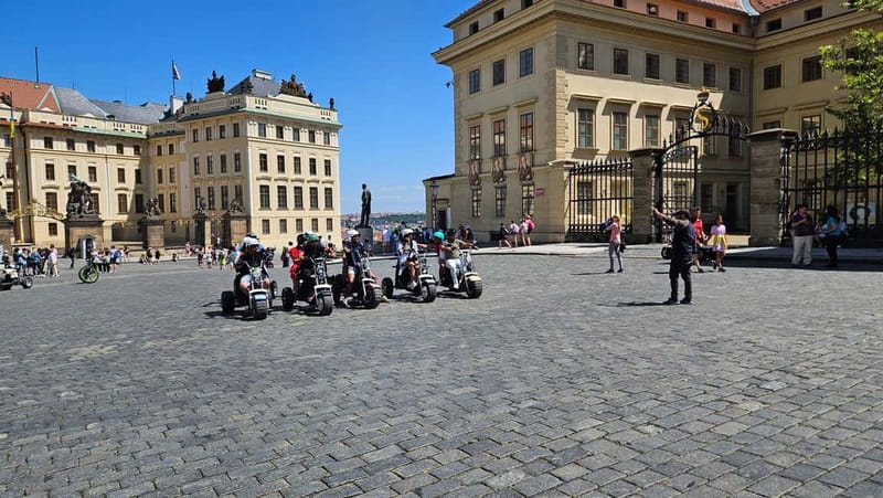 Prague: Panoramic Viewpoints Guided Electric Tricycle Tour - Petrin Hill, Strahov, and the red roofs