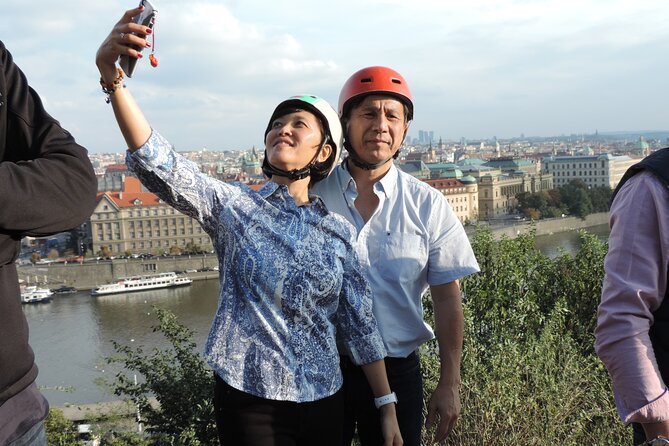 Prague Panoramic Views e-bike and e-Scooter guided Tour - Prague Castle and Strahov Monastery