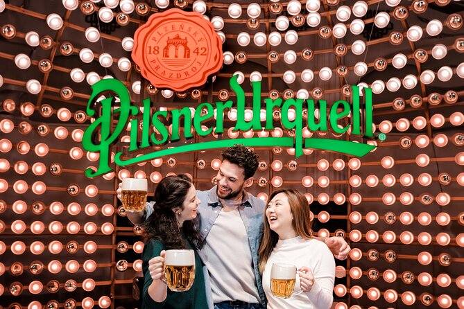 Prague Pilsner Urquell Experience with 3 Free Beer Tastings - The Pilsner story begins with sound, light, and beer