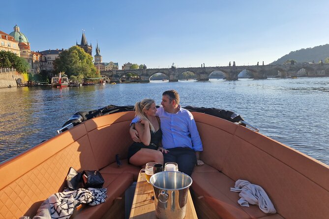 Prague Private Boat Tour - Czech sparkling wine, drinks, and simple comforts