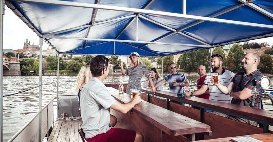Prague: Private Cycle Boat River Tour with Beer or Prosecco - Why Prague looks different from the Vltava