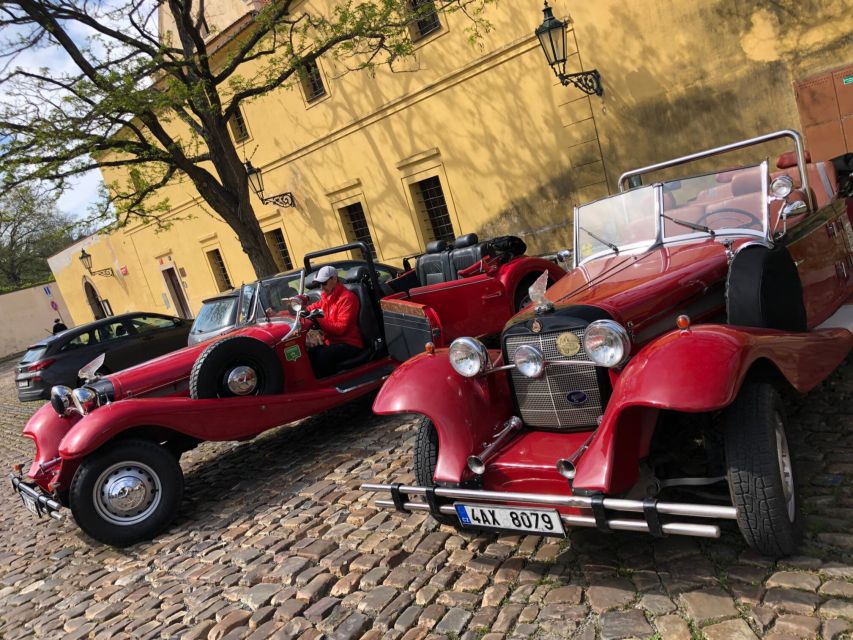 Prague: Private Tour by Vintage Car - The riverfront and the Baroque heart of Prague