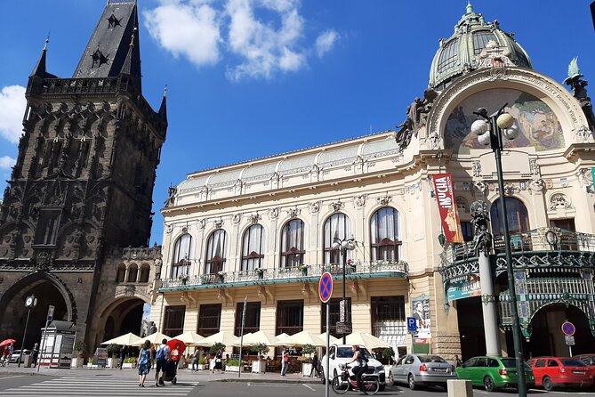 Prague´s Old Town, Jewish Quarter and Charles Bridge Private Tour - Municipal House and the old royal entrance