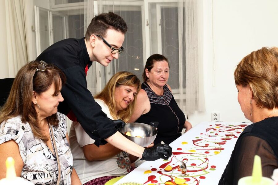 Prague: Savor 10 Course Dinner in Chef’s Kitchen - The 10-course menu, from leek to edible art