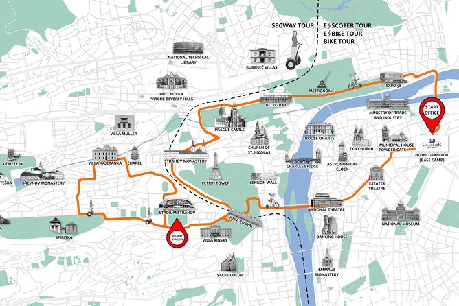 Prague Segway & E-Scooter Grand City Tour - What the guides add to the ride