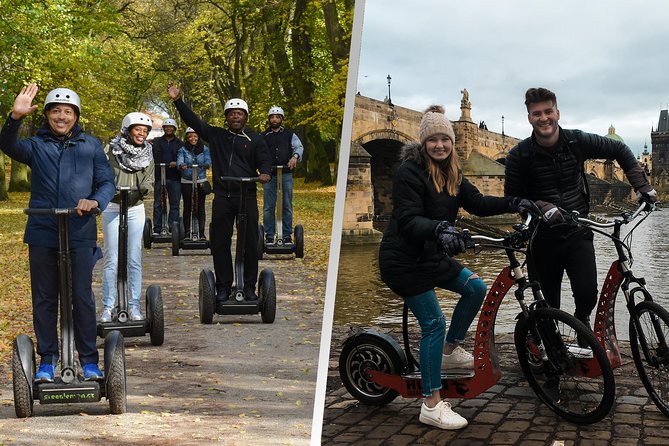 Prague Segway & E-Scooter Grand City Tour - Letná Park and the Metronome viewpoint