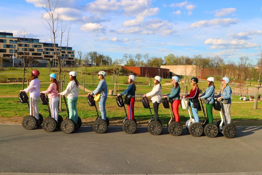 Prague: Segway Sightseeing Live-Guided Tour - From the Embassy of Japan to the Riding Area