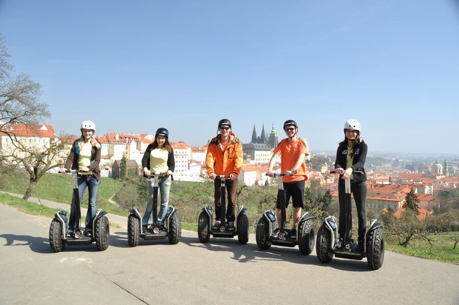 Prague: Shared Group/Private Segway Tour with Hotel Transfer - Petřín, Max van der Stoel Park, and city viewpoints